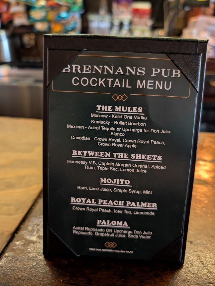 Brennan's Pub Menu image 1